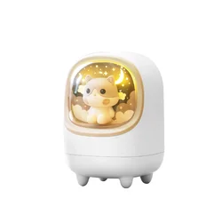 Portable LED Light Office Car Mini Christmas Elk  Air Humidifier Home Room Baby Cartoon Cute Cool Mist USB Ultrasonic Humidifier