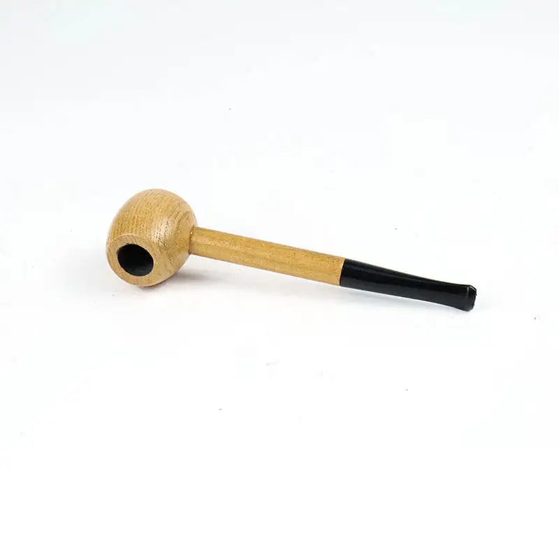 Wholesale Wooden Tobacco Smoke Water Cigarette Pipes Herb Wood Color Smoking Pipe