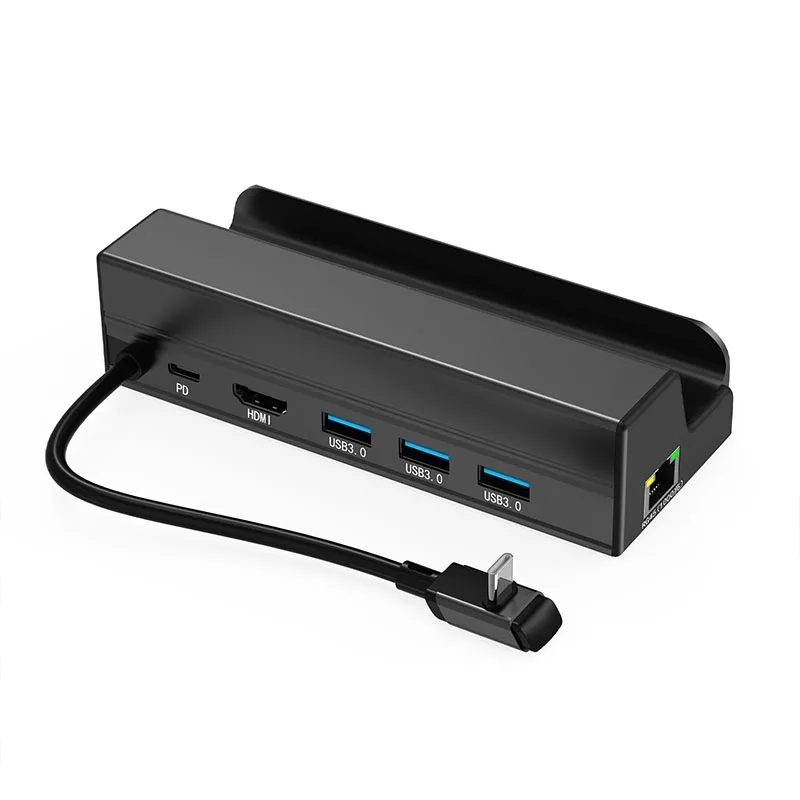 usb c docking station hub otg adapter splitter docking station laptop ethernet switch HDTV PD charging docking station