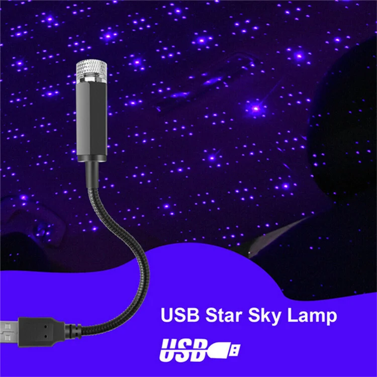 Хит продаж USB светодиодный ночной Светильник звездного неба проектор лампа атмосферная для салона автомобиля декоративный светильник крыши