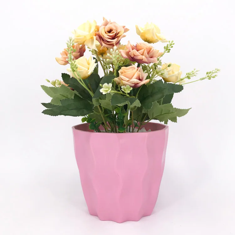 
manufacture cheap plastic indoor tall self water orchid decorative plant pot 