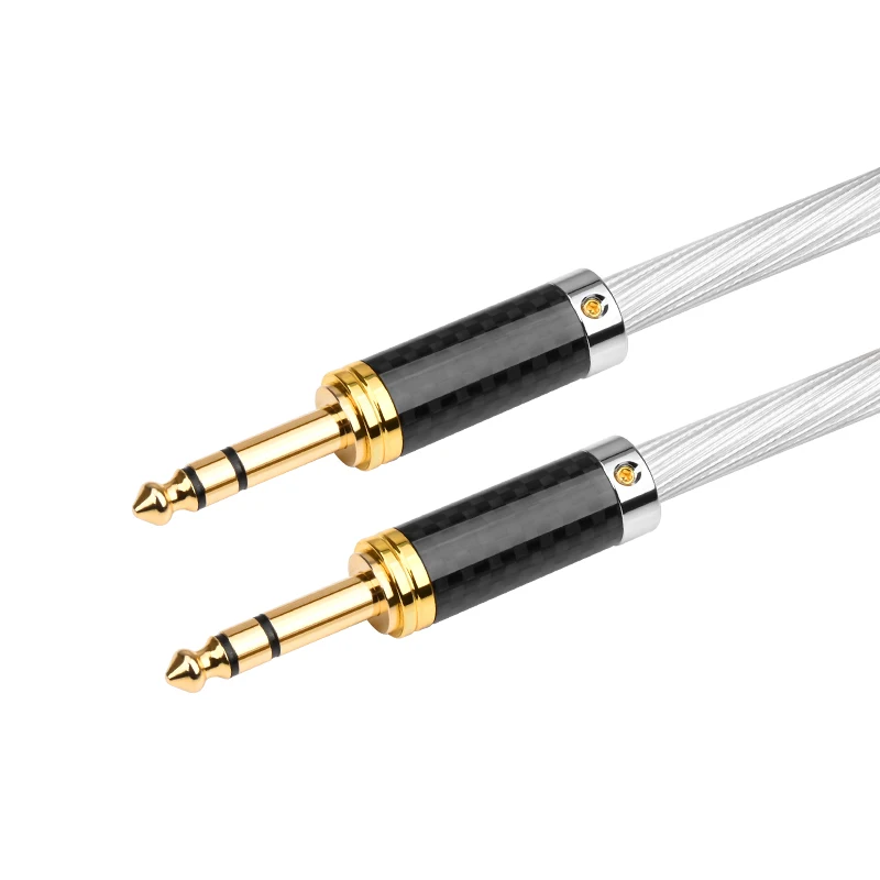 ATAUDIO HIFI AUX Cable Audio 6.5TRS to 6.5TRS Auxiliary Audio Cable Male to Male Stereo Audio Cord Car/Headphones/PA