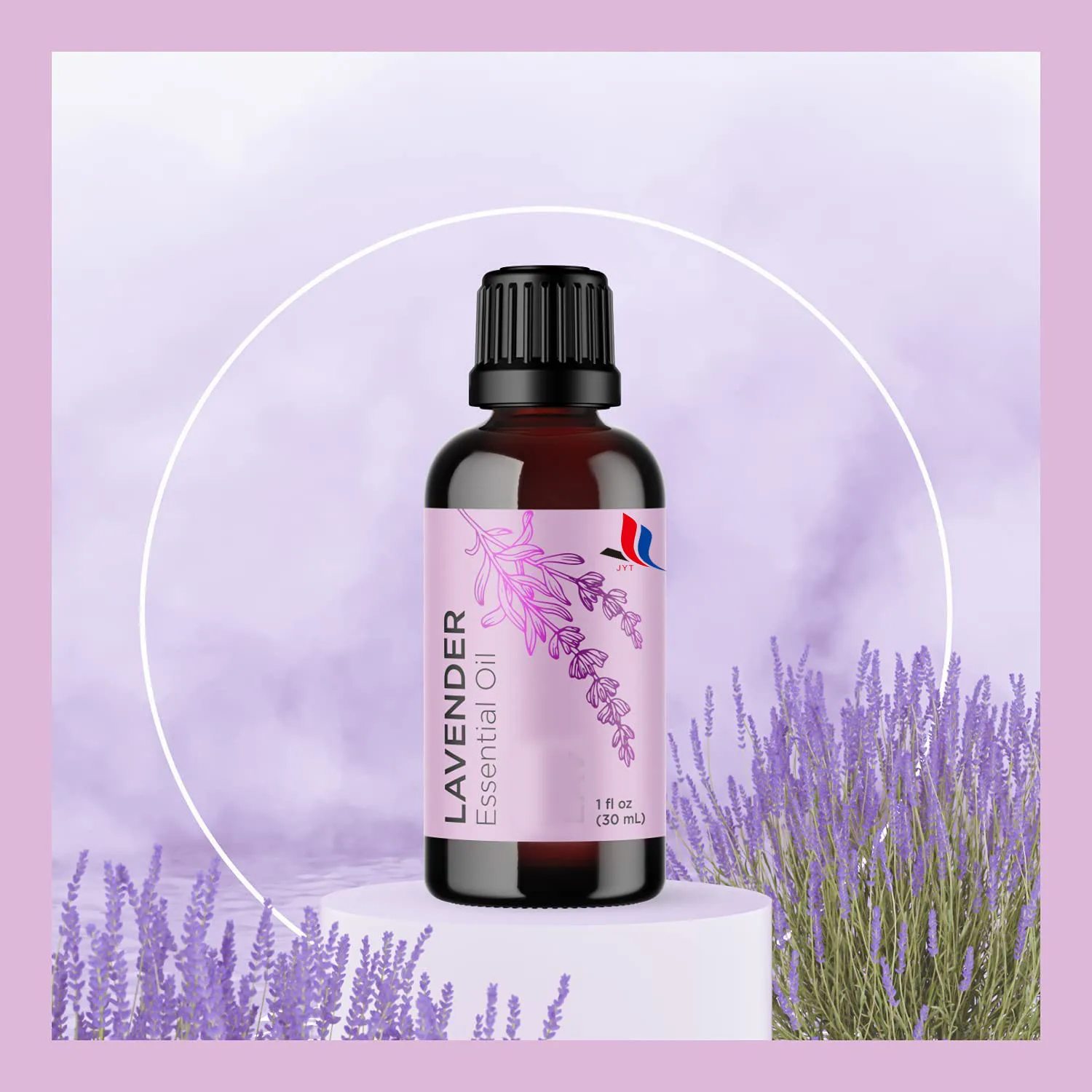 Aromatherapy Grade Pure Natural Organic Lavender Essential Oil 1oml Amber Dropper Bottle Private Label Wholesale In Bulk