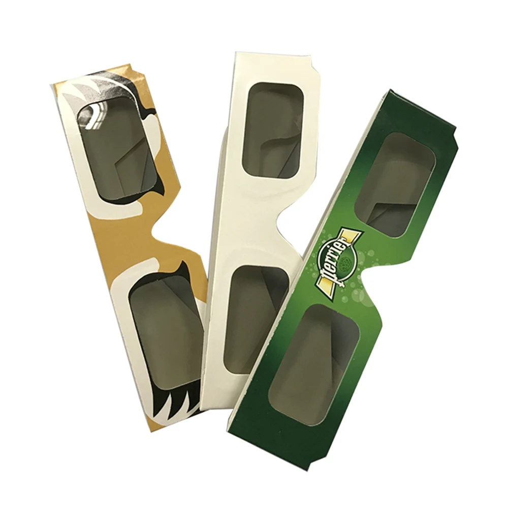 3D бумажные безопасные солнечные очки, солнечные затмения, очки для просмотра