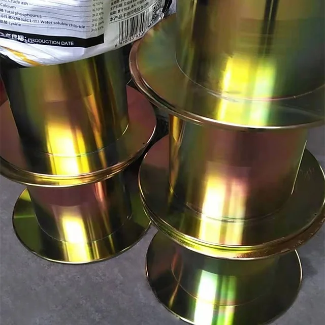 Metal steel spool for wire stranding, DIN300 steel spool
