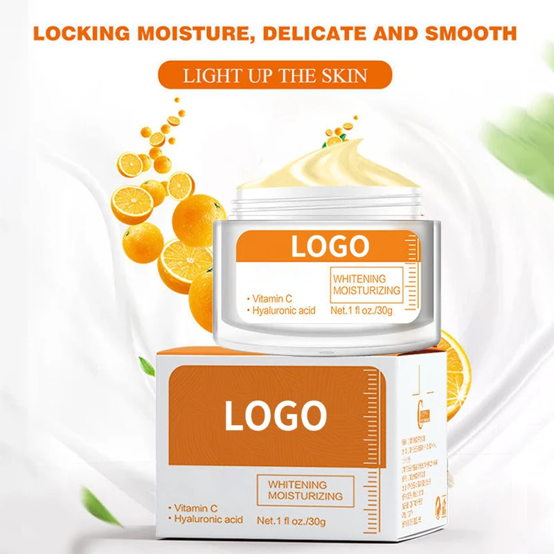 Vitamin C Anti Aging Wrinkle Skin Whitening Day Night Hyaluronic Acid Collagen Moisturizing Face Cream whitening