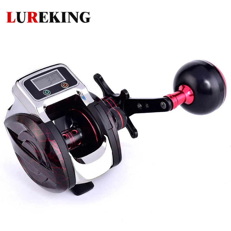Lureking 3000 Series Waterproof Freshwater Saltwater Feeder Line Counter Fishing Reel
