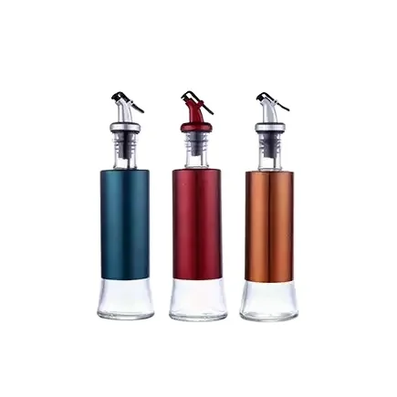 Oil spray bottle glass leak proof kitchen soy sauce vinegar pot sesame oil bottle