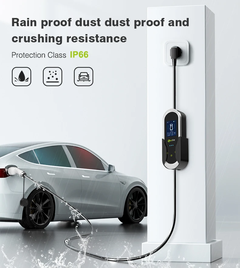 Зарядное устройство J1772 32 Amp Ev зарядное Zencar для электромобиля уровня 2 с 14-50 штекерами