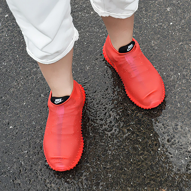 силиконовый защитный чехол покрытие для обуви во время дождя анти-скольжения многоразовые обувь пластиковая крышка