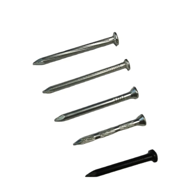 Fluted Masonry Hardened Steel Nail Galvanized Concrete Wall Nail for Hanging Pictures