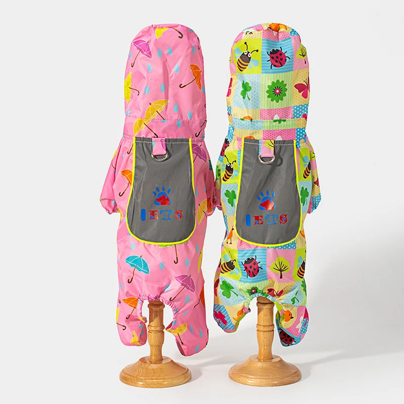 Factory Wholesale Four-Legged All-Inclusive Dog Clothes Waterproof Raincoat For Pet Dog