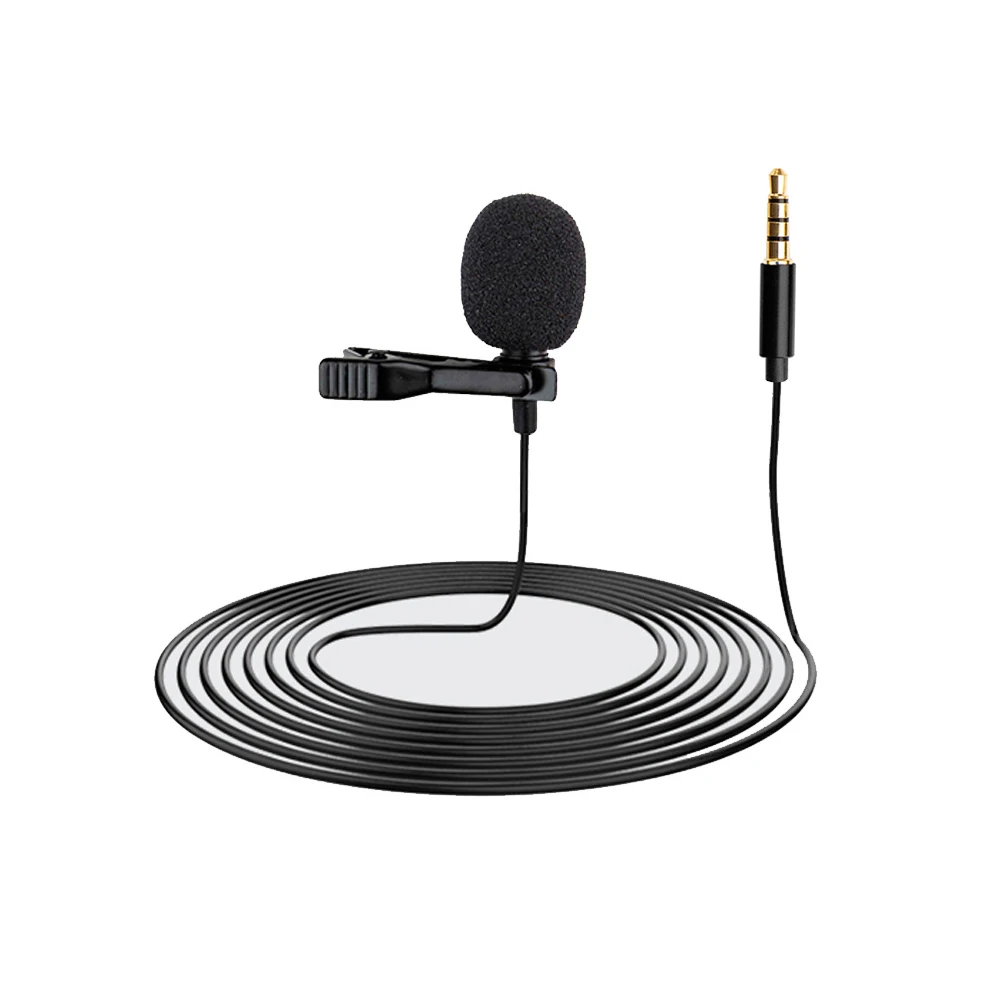 Hot Selling Professional Handfree Wired Condenser Lavalier Mic
