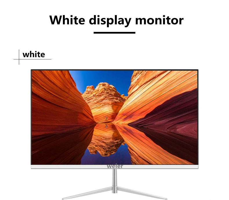 WEIER 19 inches FHD Desktop IPS Screen home office  PC Computer 12V TFT LCD Monitor