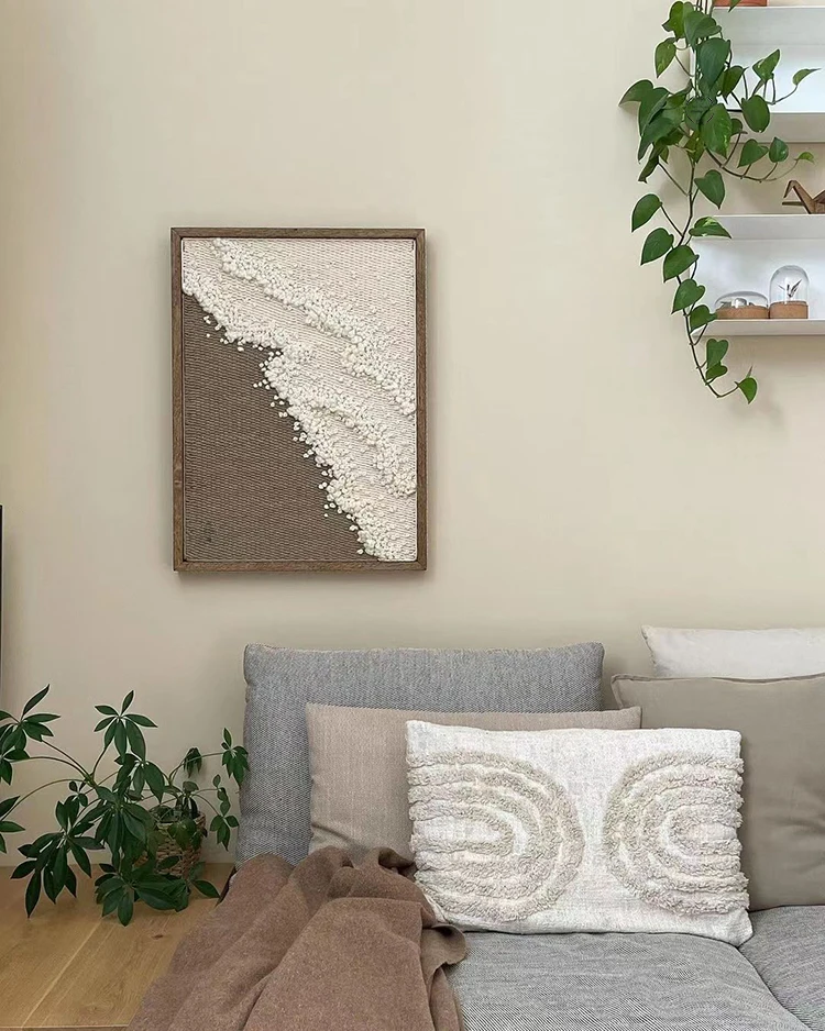 Best Supplier Home Decor Living Room Decorative Painting Sofa Background Nordic Style Wall Hanging Macrame