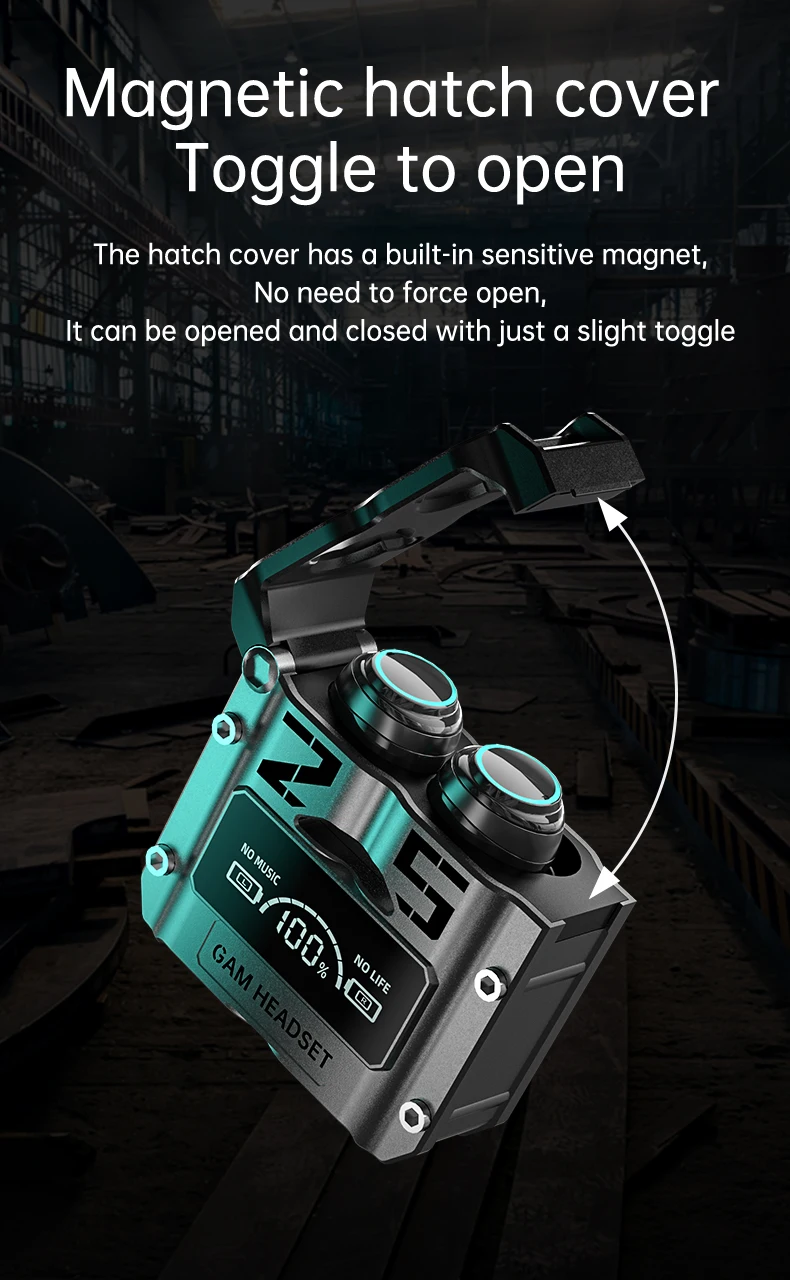 M25 TWS Wireless Headphones Earphones Bluetooth Touch Control Noise Reduction Stereo Waterproof Earbuds Headsets hearing aid