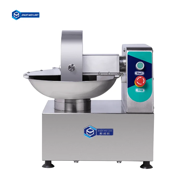 Silent Bowl Cutter Cutting Machine Meat Stainless Steel Meat Bowl Cutter Chopper Mixer