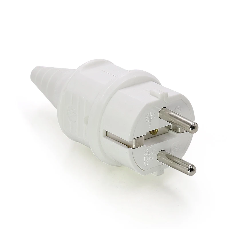 Best Selling 16A German and French waterproof power plug Korean rewireable plug EU plug