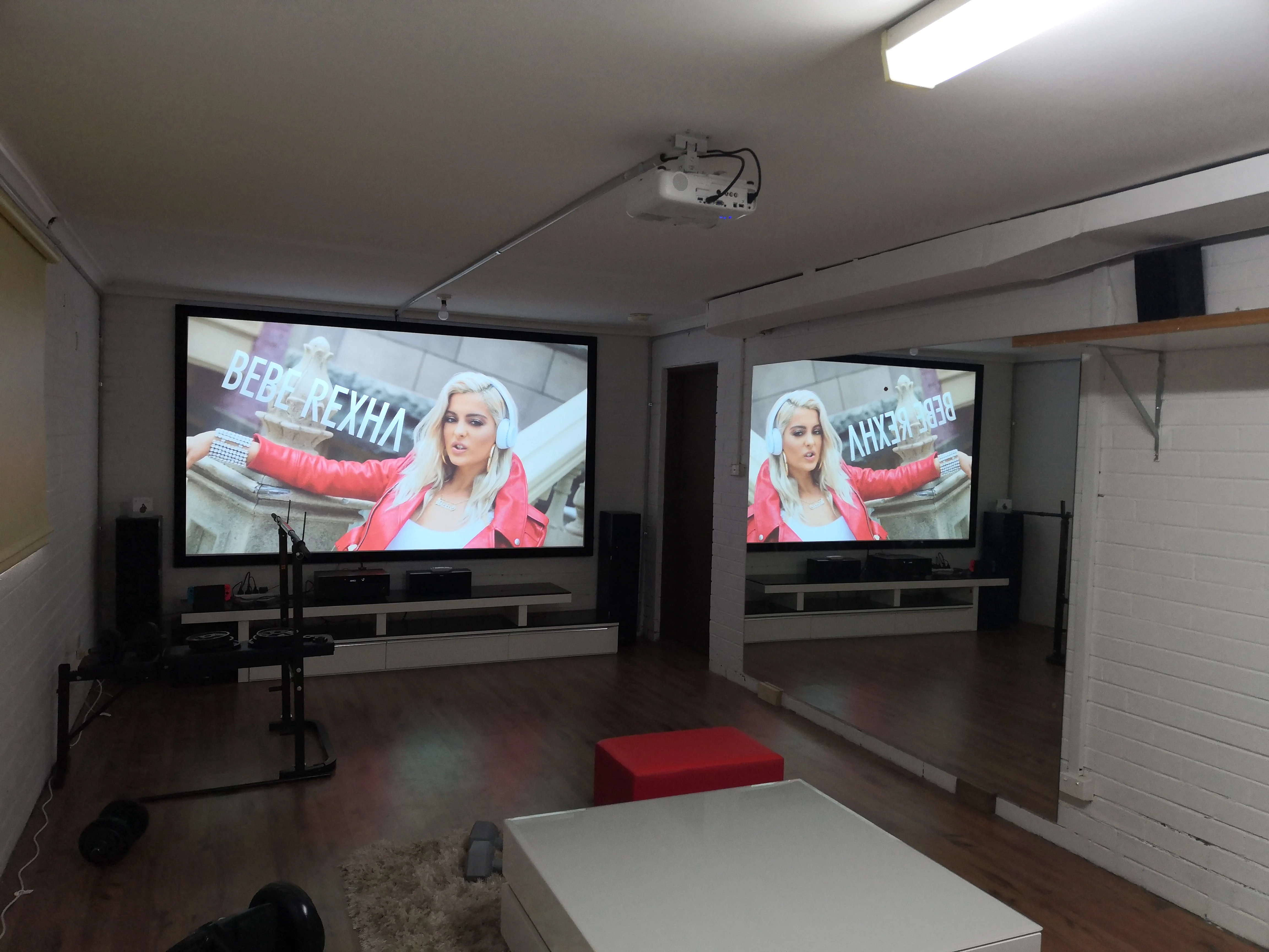 3D высококачественный домашний кинотеатр Telon, настенное крепление, фиксированная рамка, передний и задний тканевый экран для проектора 120 дюйма