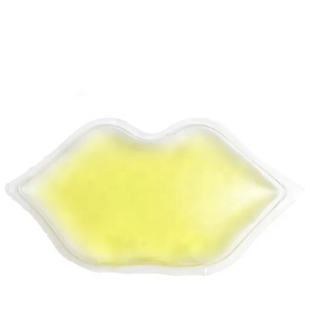 Best seller reusable Lip Shaped Hot Cold Gel Beads Therapy Ice Pack for Aesthetic and
