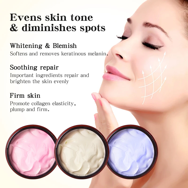 New Face Cream & Lotion Dark Spot Removal Crema Blanqueadora Whiting Cream Vit B Vitamin C Whitening Face Cremas