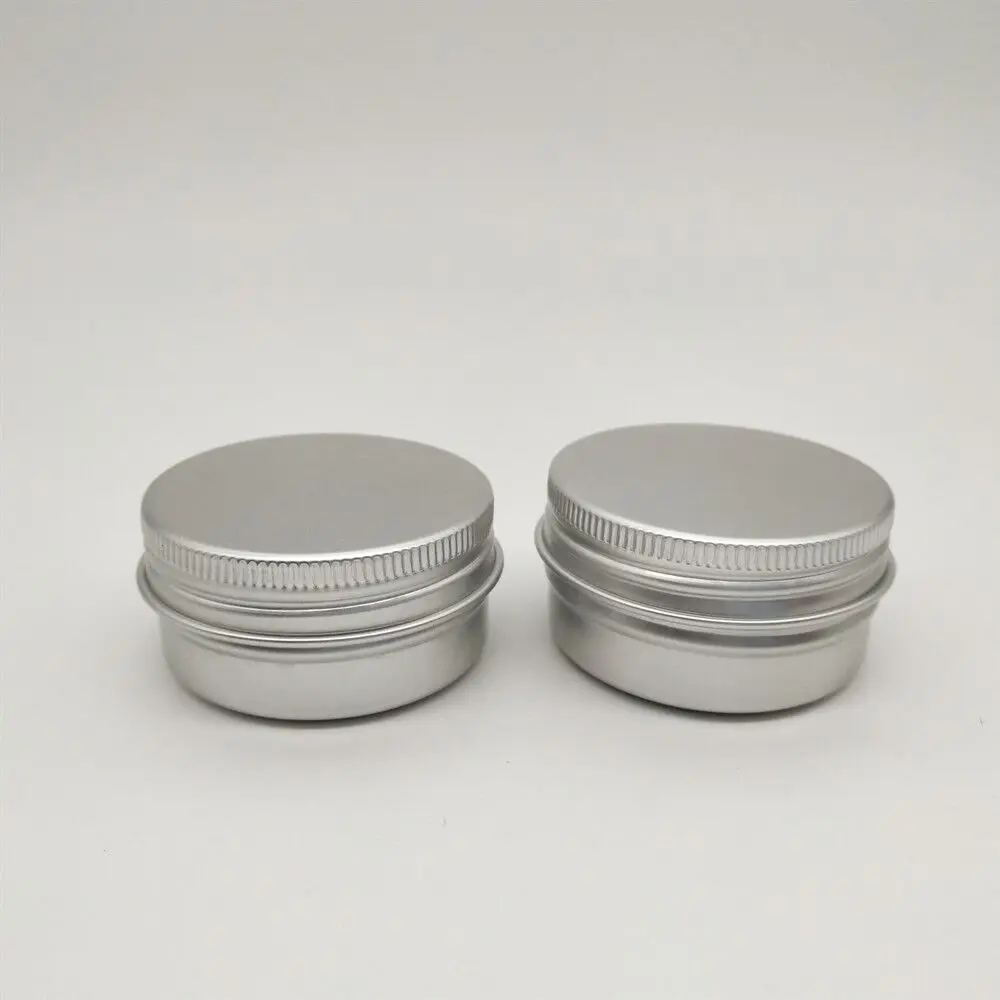 
Wholesale 30ml 1OZ Aluminum Cosmetic Cream Jar 1OZ Empty Metal Aluminum Tin Container with Screw lid 