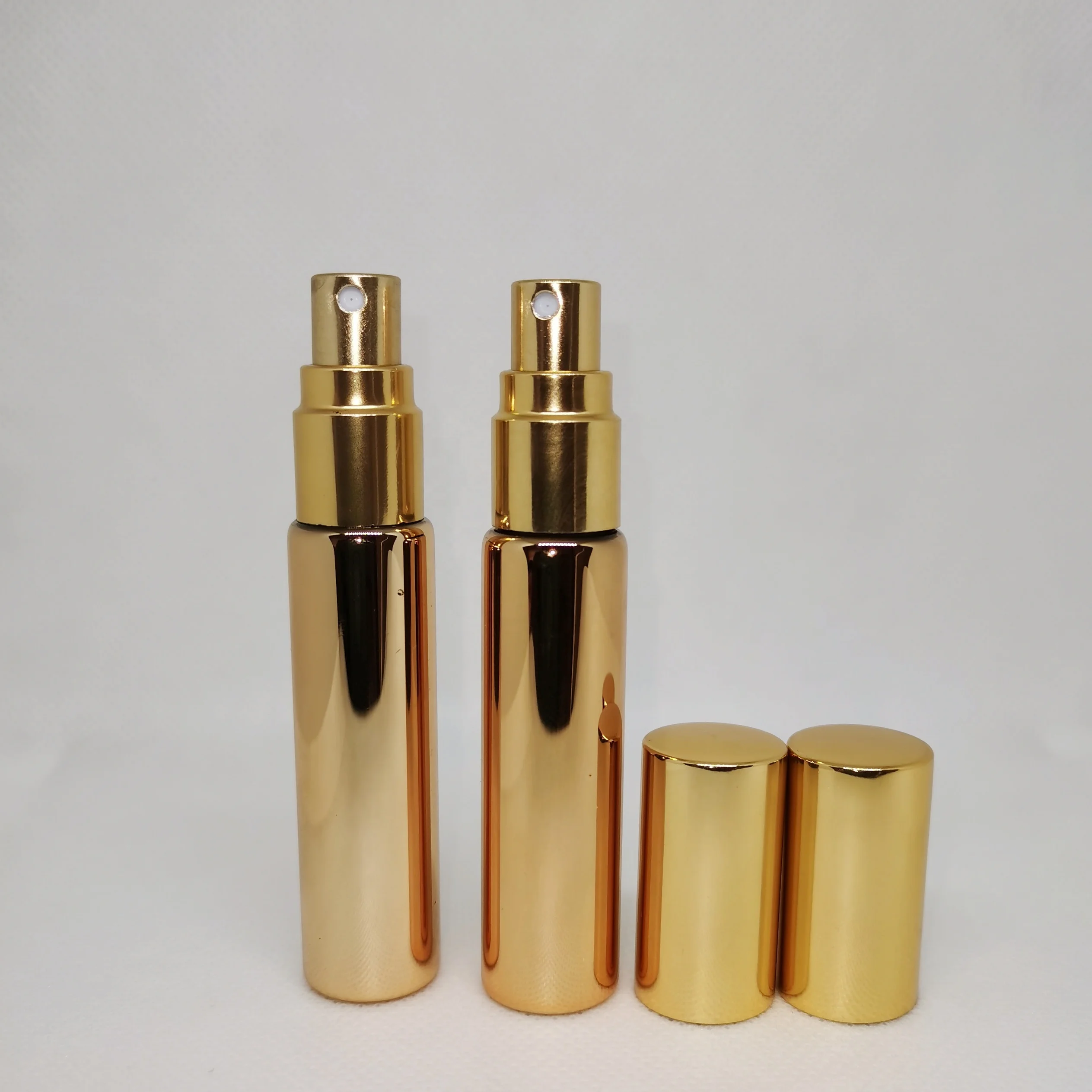 10 мл Гальванизированный УФ-стеклянный флакон-распылитель, затеняющий флакон для духов