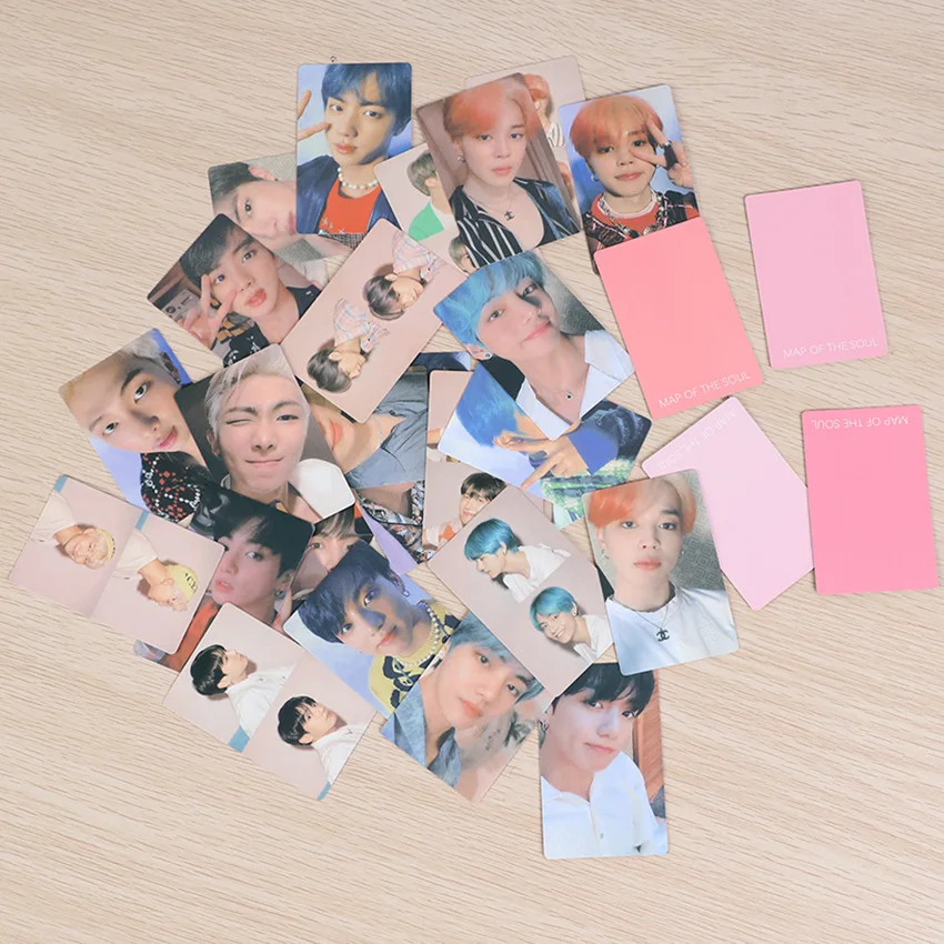 Bangtan Boys Wholesale Kpop 4pcs/set Bangtan Boys Map Of The Soul Persona Album Photo Card Lomo Card