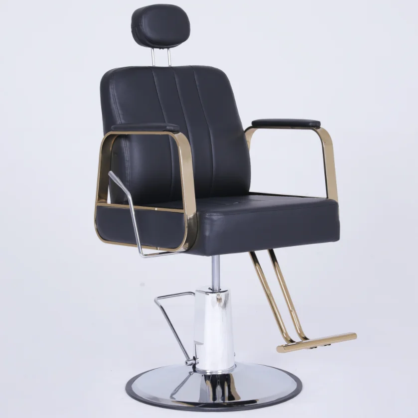 Classic Heavy-Duty Hydraulic Pump Barber/Salon Chair 360 Degrees Swivel Reclining Equipment for Barber Shops & Beauty Salons