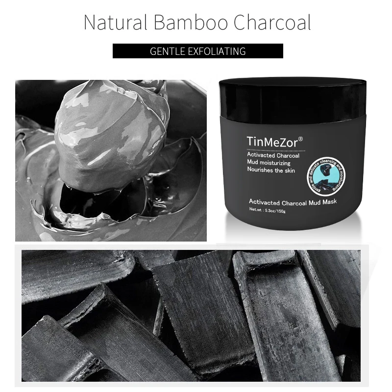 Volcanic Charcoal Mud Whitening Firming Facial Moisturizing Soothing Vitamin C Brown/Green/Pink/Turmeric/ Face wh