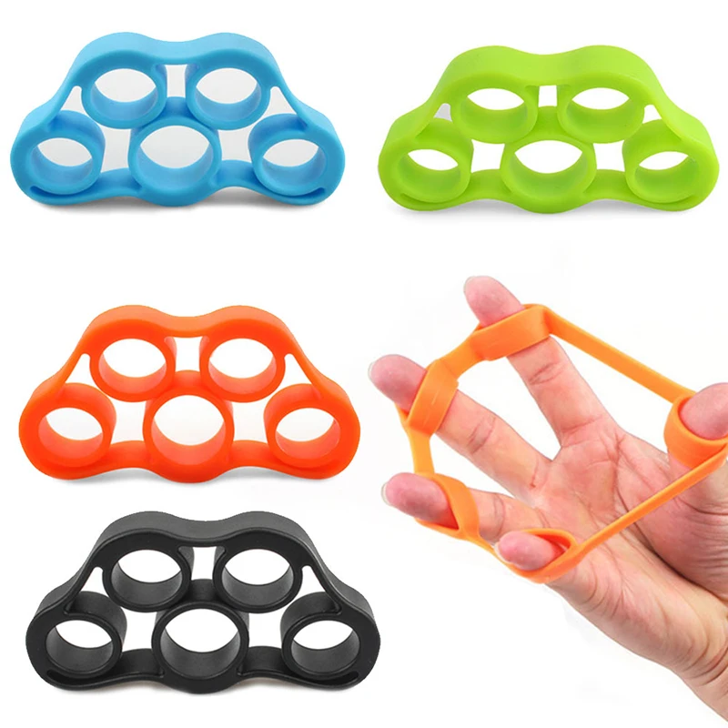 2021 Hot Sale Silicone Finger Tensioner Finger Exercise Rehabilitation Training Silicone Fingers stretch