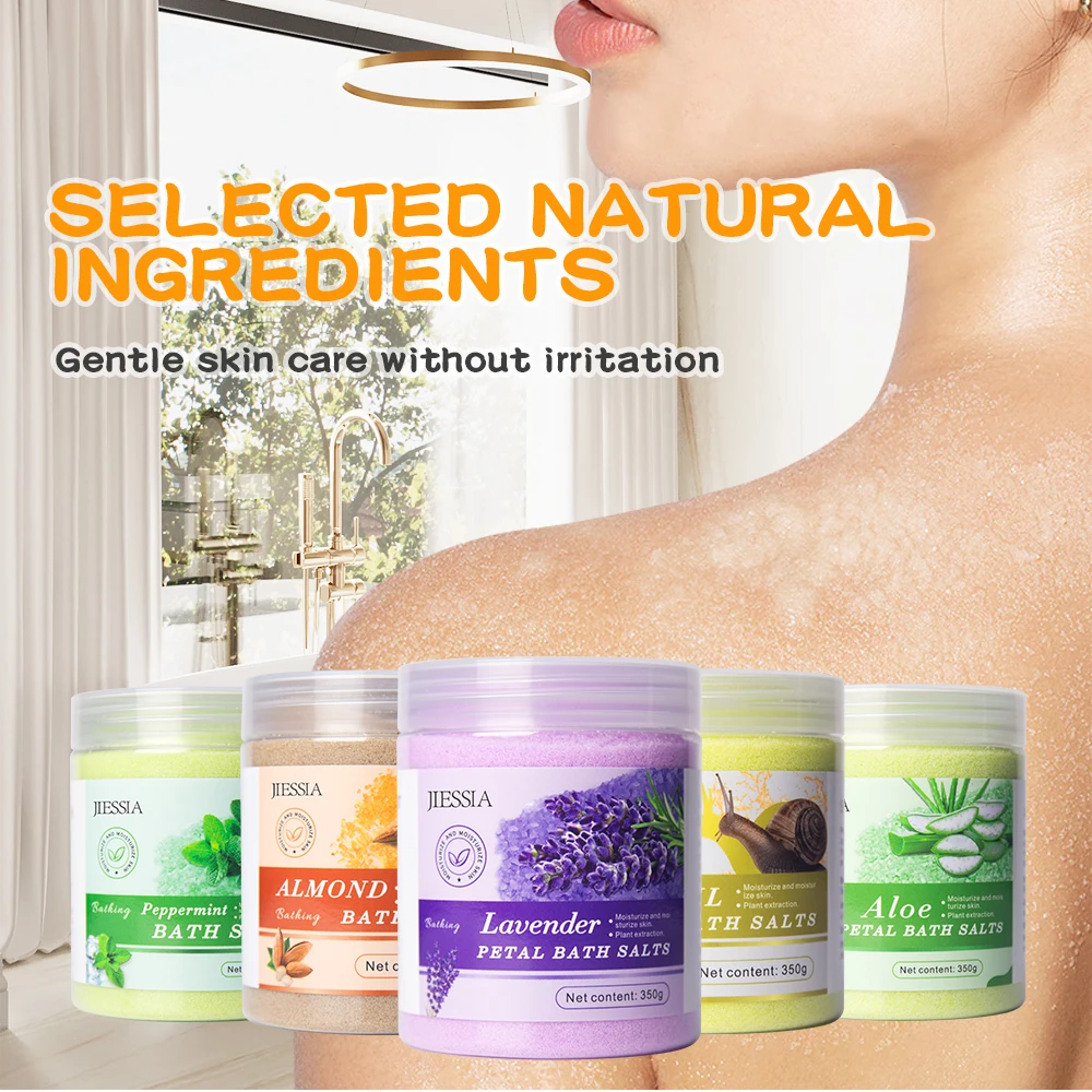 OEM low MOQ best ginger bath salt skin care products Bathing Salts Body Scrub Bath Salts