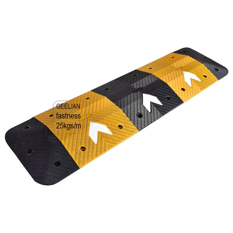 Hot selling Bumps Barrier Traffic Hump Rubber Speed Hamp 4 hump