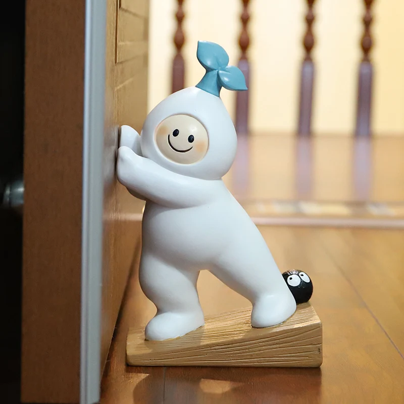 Roogo Hot Sale Mr Bu Door Stopper Bookend Resin Home Decoration Crafts Cute Type Ornaments Present For Friends