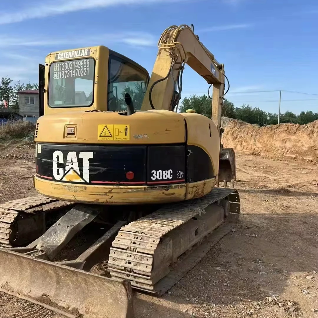 Используемый 8ton японский cat308 использованный cat 308D 308E2 мини-экскаватор caterpillar оригинал для горячей продажи