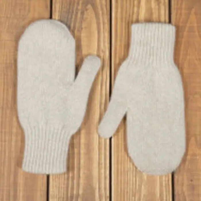 New style classic fashion mongolian winter warm women plain wool pure cashmere yarn knitted gloves & mittens