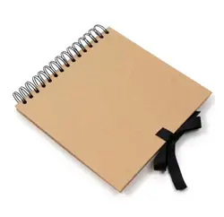 20.5x20.5cm Black Spiral Scrapbook Photo Album, album photo scrapbooking