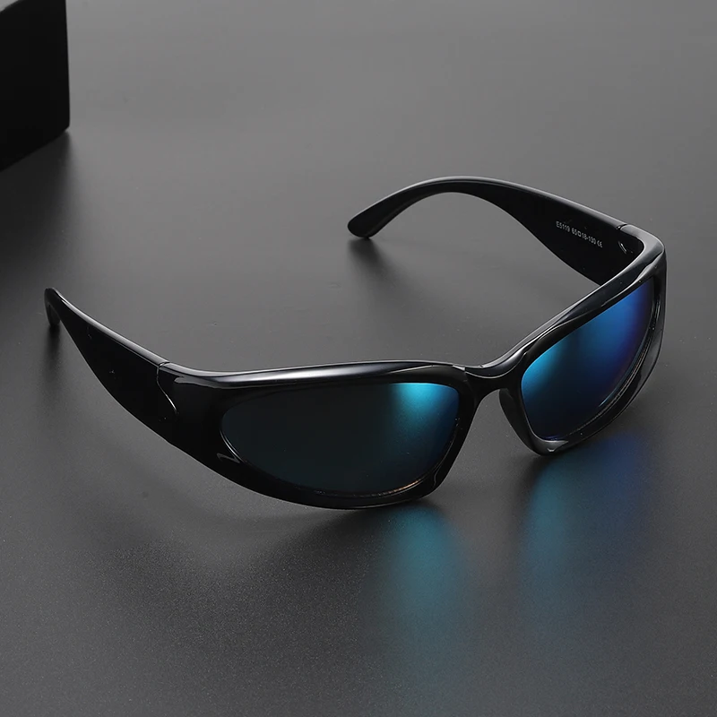 Super Hot Y2K Outdoor Cycling Sports Women Sunglasses 5119 Fashion Cool Colorful UV400 Lens Punk Sun Glasses for Men