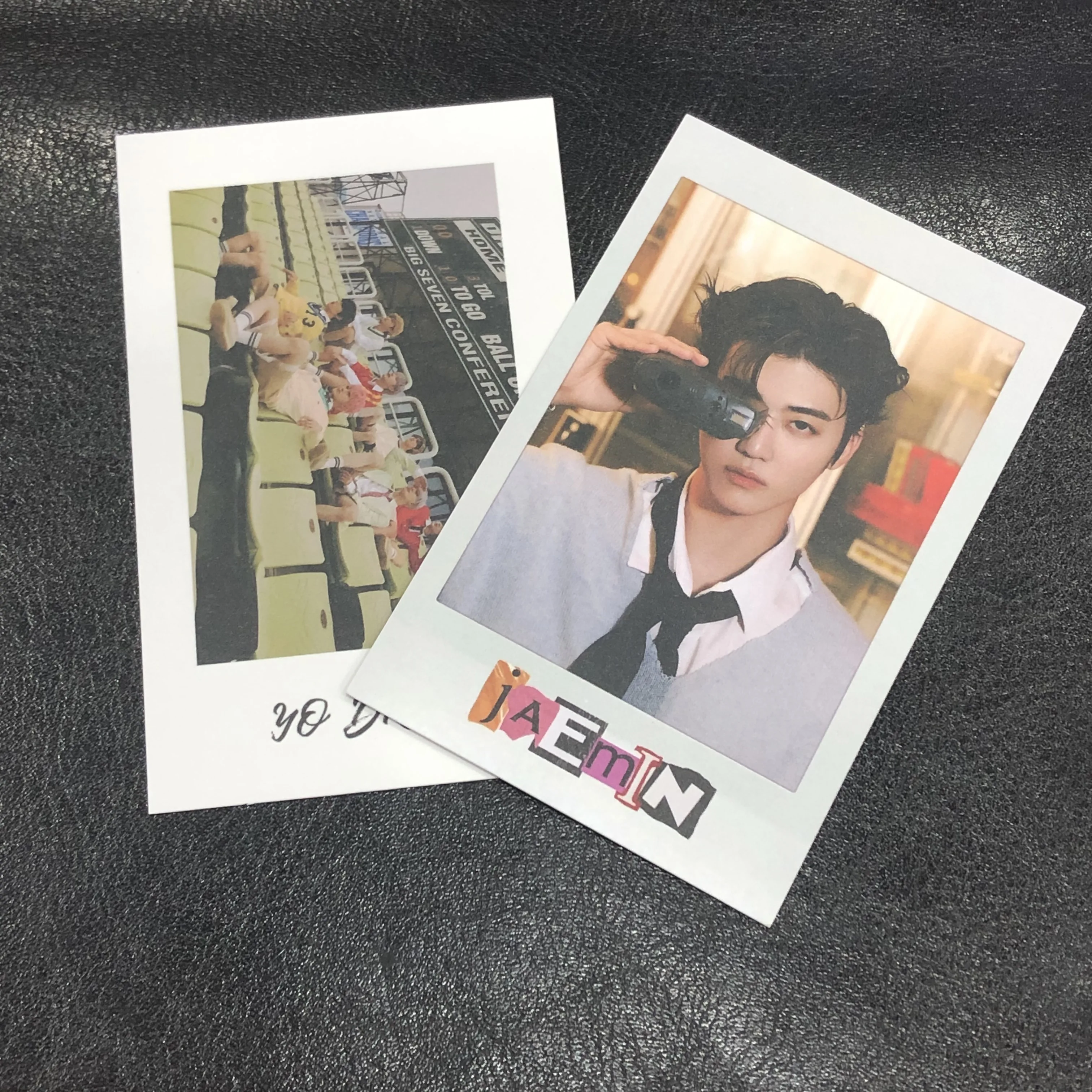 Custom design kpop idol Polaroid style double-sided printed photocards