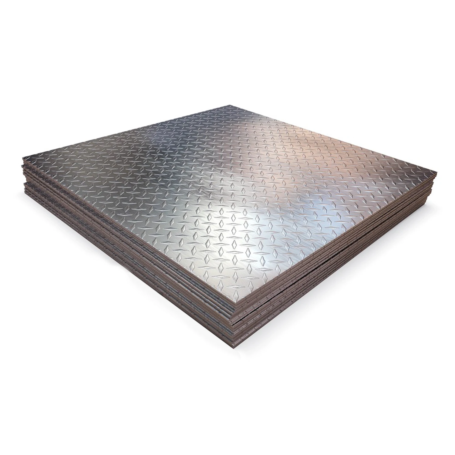 low price in China suppliers produce galvanized steel pattern plate
