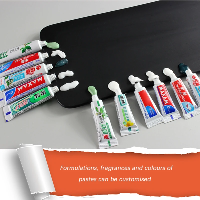 Custom Logo 3g / 5g / 6g / 10g / 15g / 20g / 25g Disposable Hotel Travel Size Mini Toothpaste Manufacturer