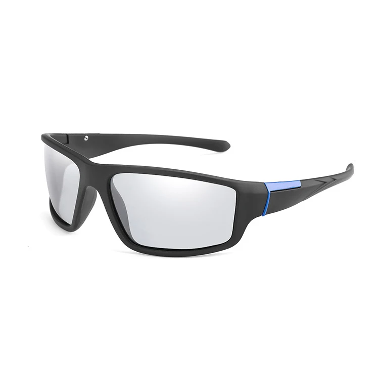 2021 Cool Fashion Cycling Driving mens square polarized photochromic sunglasses color changing sunglasses