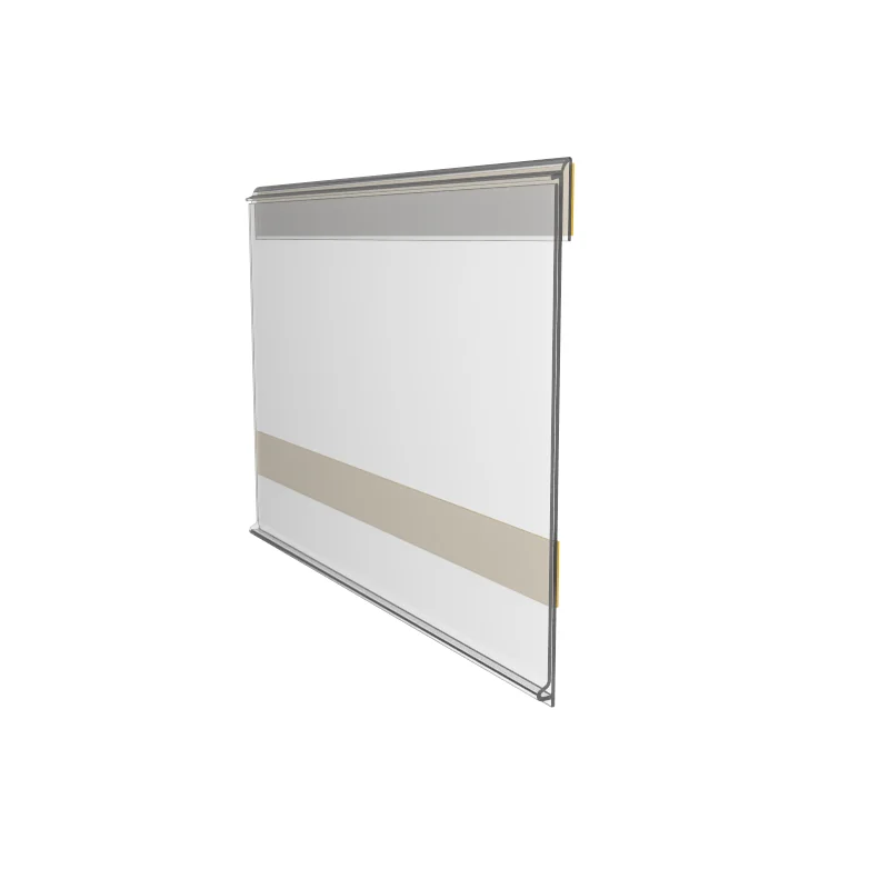 Пластиковый держатель этикеток для супермаркетов на клейкой основе из ПВХ