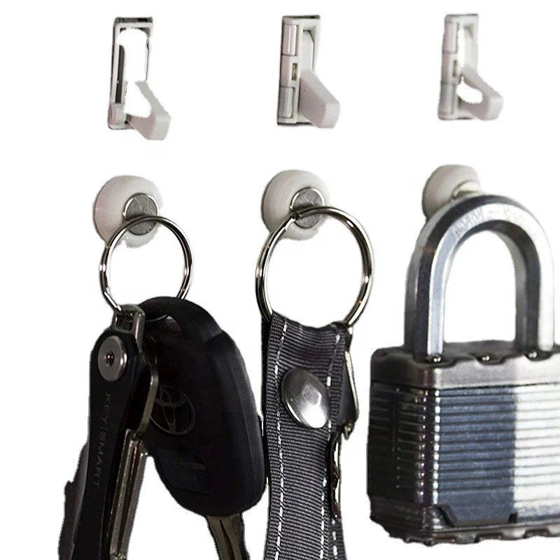 Magnetic Key Holder Rack with Super Strong Neodymium Magnets, Heavy Duty Wall Mounted 3M Key Holder