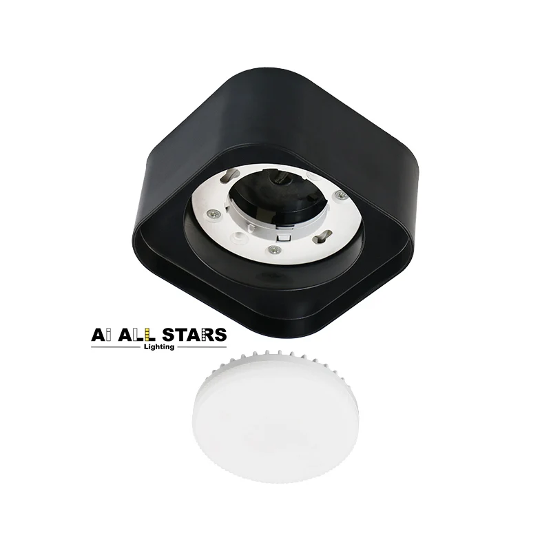 Factory Price GX53 Spot Light Round Square Housing Hotel Project Ceiling LED Down Lights Surface Mounted GX53 Downlight