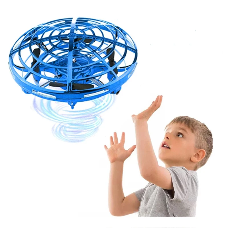 2020 Global Drone Gesture Sensing UFO Drone with Light toys for kids Sensing Control