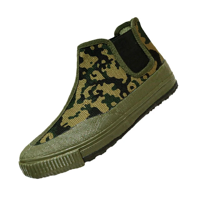 High Quality Camping Waterproof Rubber Leather Boots Tactical Men Desert Jungle Safety Shoes 2024