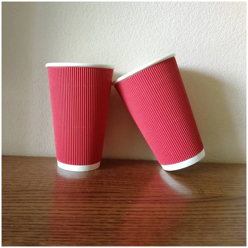 White Plain Paper Cup Roll Raw Bamboo Cup 7oz Custom Logo Roll Paper Cup with Dome Lid