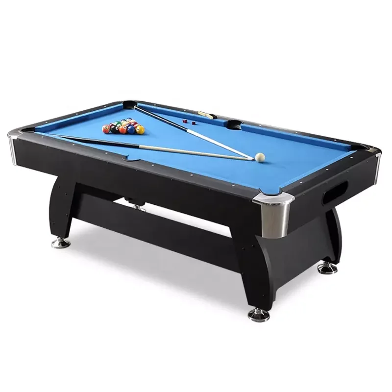 High 6ft 7ft 8ft American-Style 3-in-1 Pool Table with Automatic Ball Retur For Adults MDF billiard table Sale
