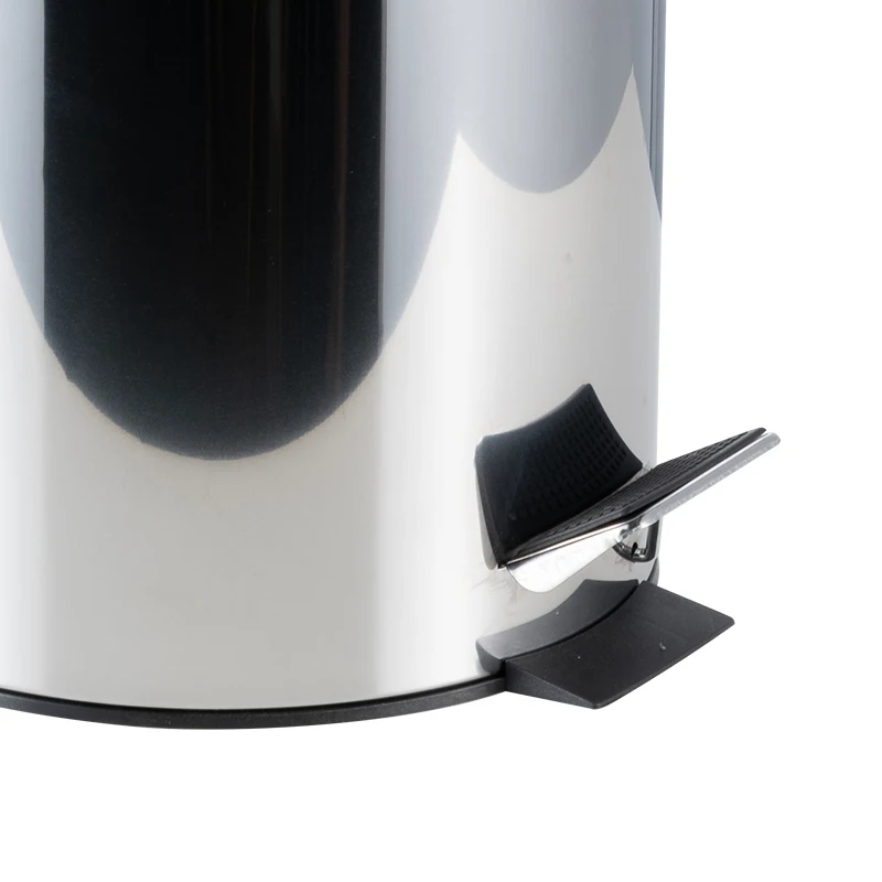 Fingerprint Rust Resistance Stainless Steel Dustbin Bin With Removable Inner Bucket And Odor Filter